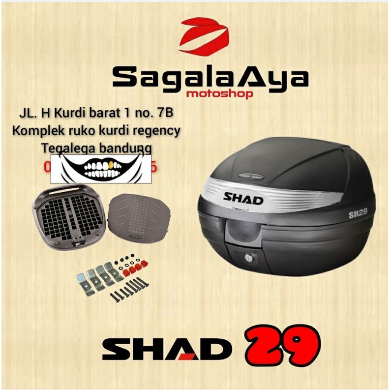 top box motor shad 29 sh29 original beat vario mio supra verza cb vixion