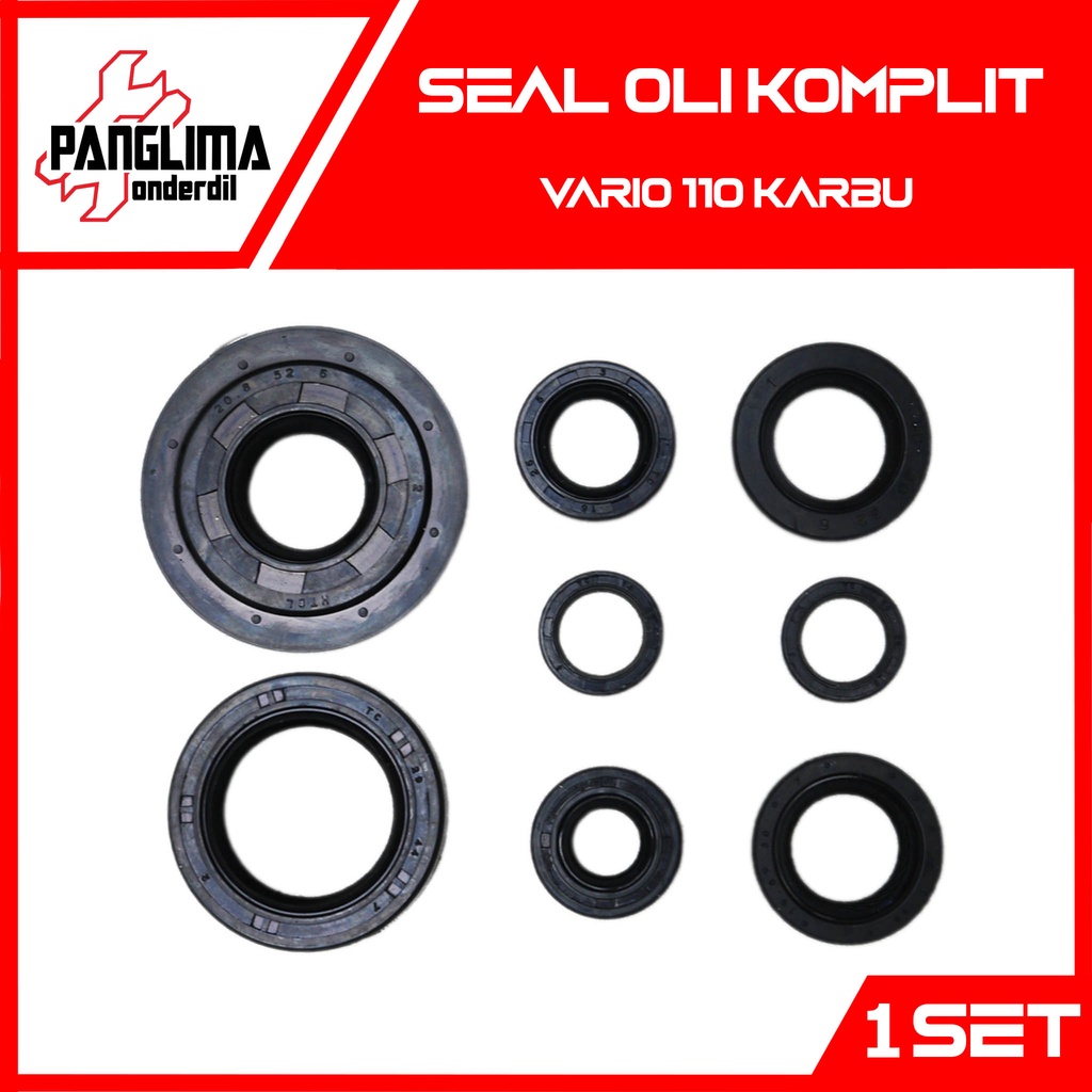 Sil Oli Set Vario 110 Karbu-Lama-CW Seal Oil Assy-Kit-Komplit-Lengkap