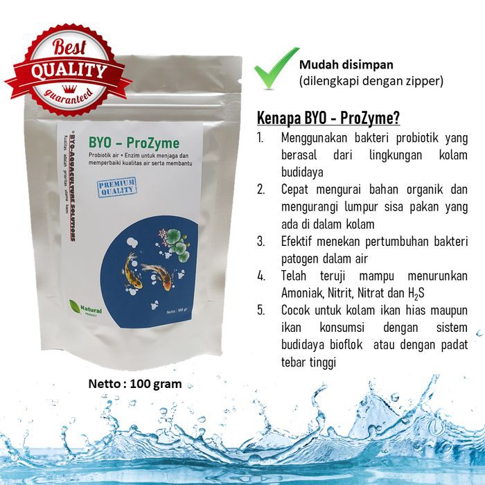 PROBIOTIK AIR + ENZIM / IKAN - BYO PROZYME ~< READYSTOCKKKKKK >~