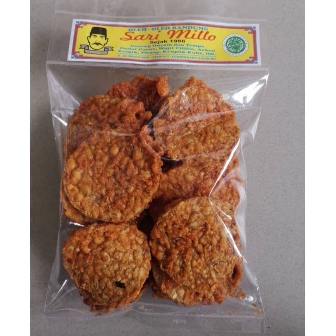 

keripik tempe pedas, 250gr