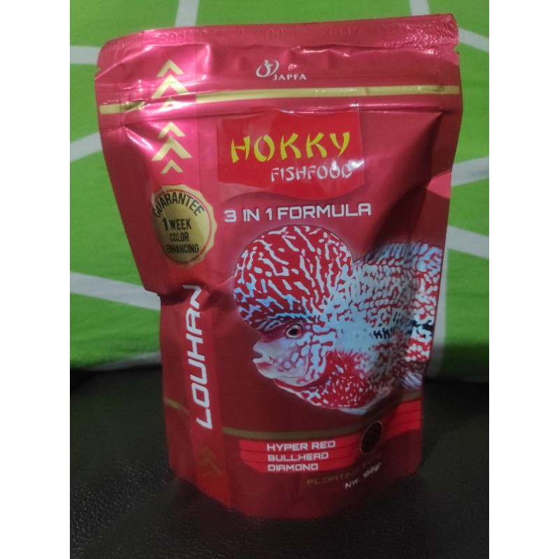 Pakan ikan Louhan HOKKY untuk Jenong Tumbuh Besar & Warna yg indah