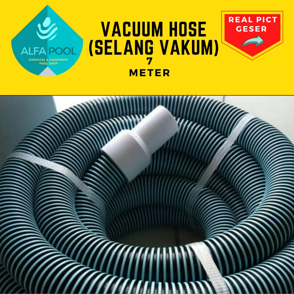Jual SELANG VACUM 7 Meter KOLAM RENANG Vacuum Hose 7 m Shopee Indonesia