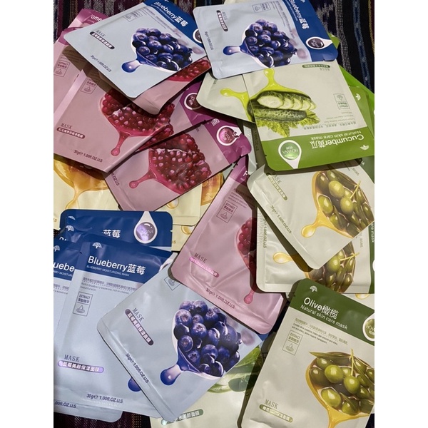 3 PCS / PAKET HEMAT SHEET MASK HCHANA, MASKER KECANTIKAN