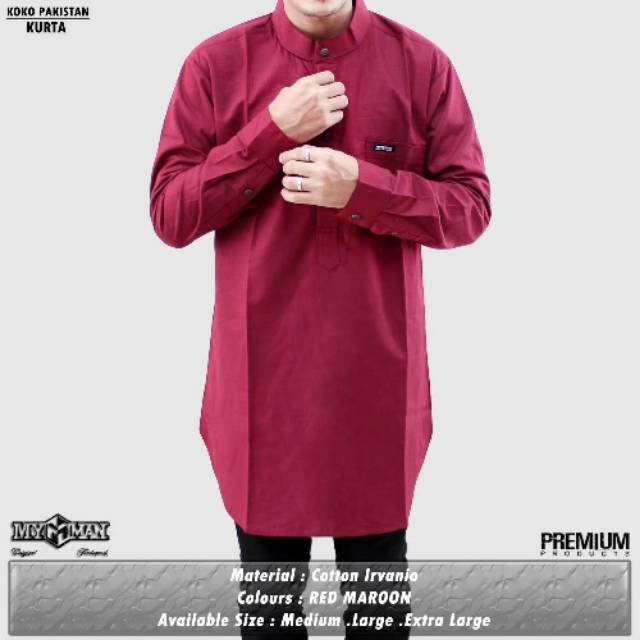  Baju  Koko Pria Muslim  Gus Azmi Syubbanul Muslimin 