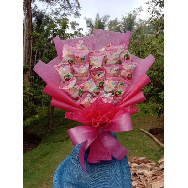 Buket Yupi Mini Buket permen buket mini buket yupi premium buket Snack buket bunga flower hampers hadiah