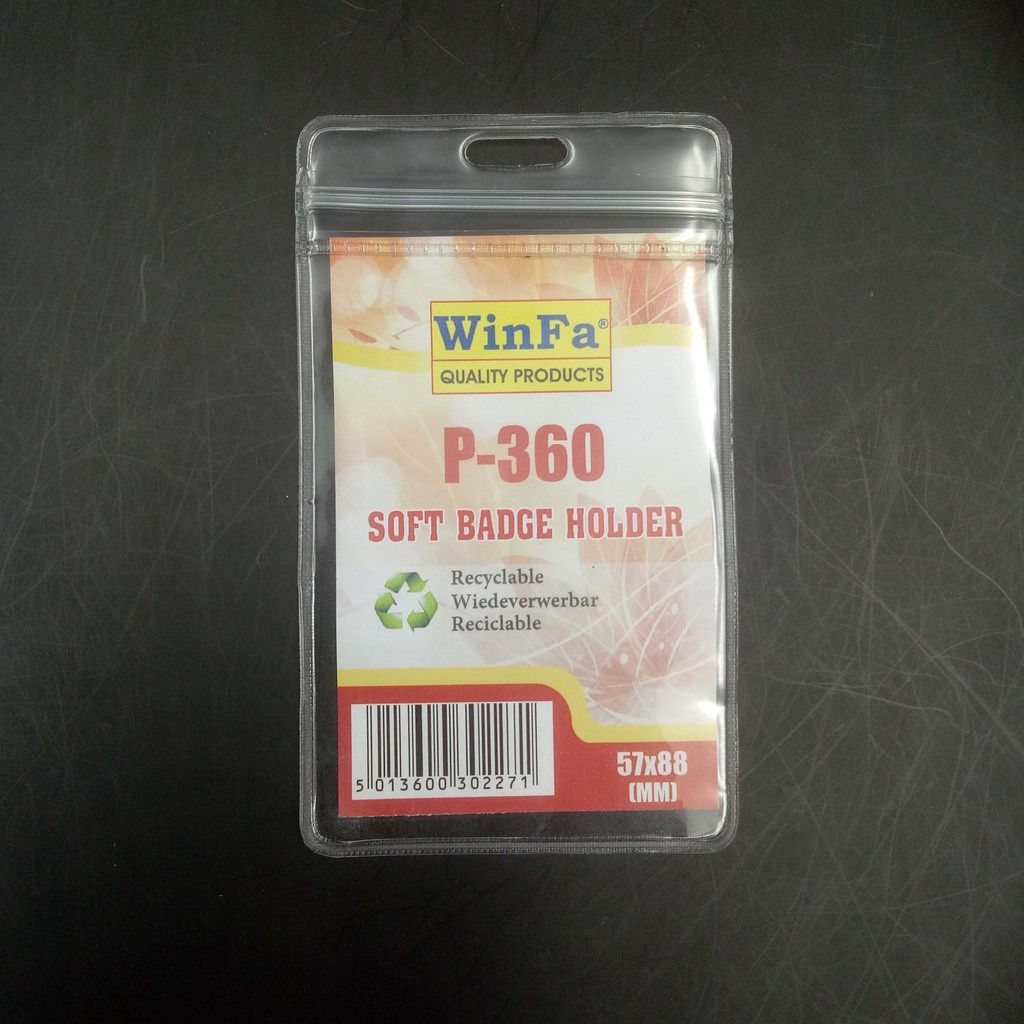 

Plastik Badge For ID CARD High Quality With Water Proof Ziplock V (ISI 50PCS)