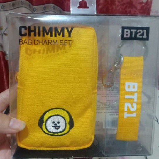 [READY] BT21 BAG CHARM SET CHIMMY BAGCHARM
