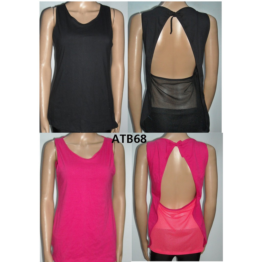 Baju senam tanktop senam zumba yoga dance gym kode ATB 68