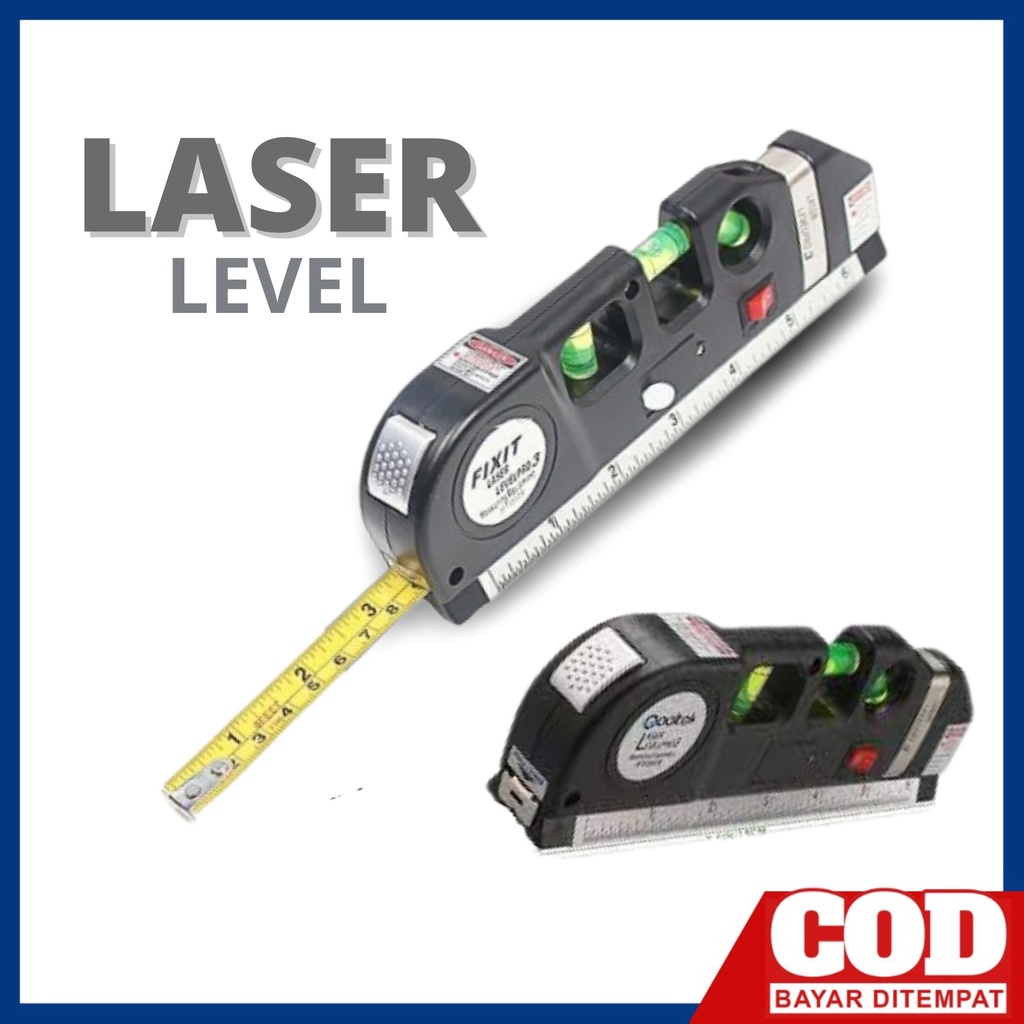 LASER LAVEL PRO Perkakas Rumah Pengukur Meteran Alat Bangunan Meteran