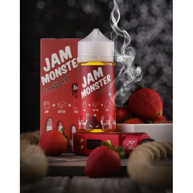 Jual Jam Monster Jam Strawberry Jam 100ml By Jammonster Liquid Usa