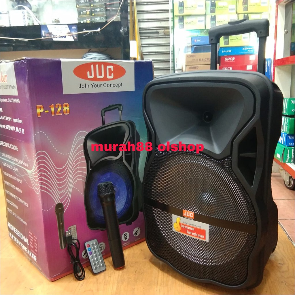 speaker aktif juc p-128 12 in bluetooth bisa karaoke dr youtube