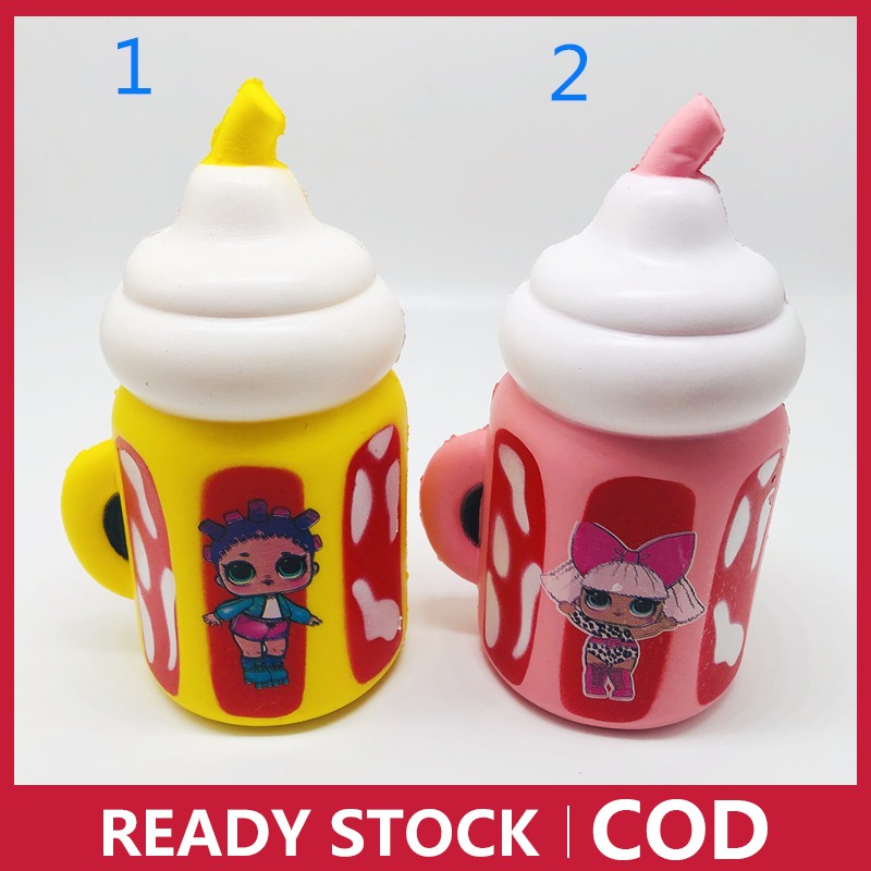 Mainan Squishy Botol Susu Jumbo Lembut Slow Rising Wangi Mainan Squishy Botol Susu Jumbo Lembut Slow Rising Wangi