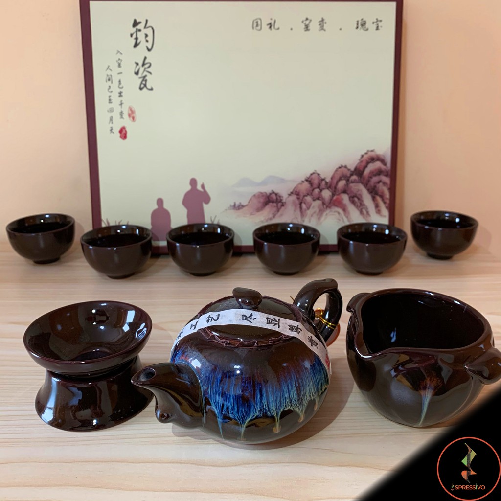 Teko 200ml + 6 Cangkir Saringan teh chinese tea set teapot [1002]