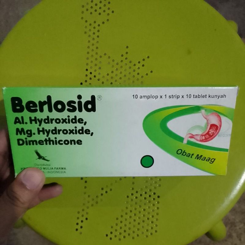 Berlosid® Tablet (Obat Maag, Kembung, Mual, Perih, Nyeri Ulu Hati)