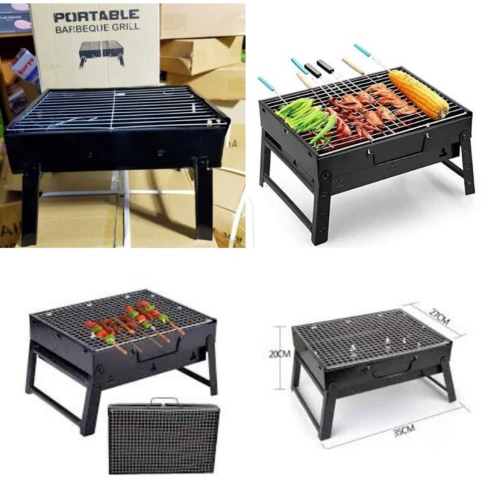 COD ALAT PANGGANG SOSIS SATE SERBAGUNA / PEMANGGANG BBQ LIPAT PORTABLE / PANGGANGAN TANGAN