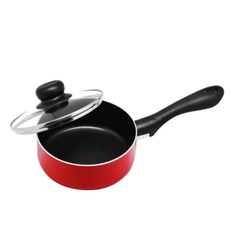 Panci Teflon Sauce Pan Tutup Kaca 16 cm Maxim Valentino VAL16SP