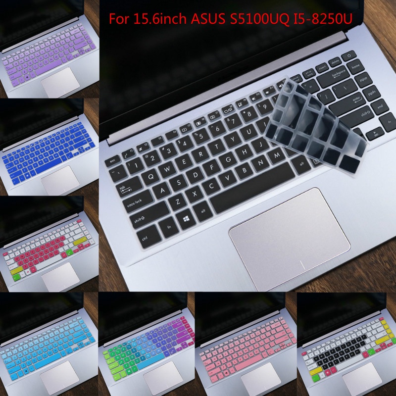 For 15.6inch ASUS S5100UQ I5-8250U Soft Ultra-thin Silicone Laptop Keyboard Cover Protector