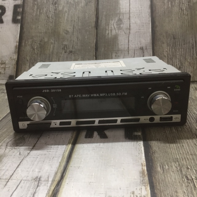 Tape MOBIL BEKAS Audio Radio Multifungsi USB AUX FM Radio  JSD-20158 -  SLOT MEMORY CARD