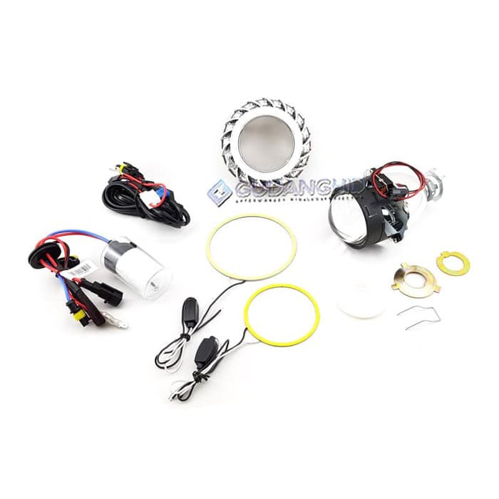 Promo Lampu Projector Motor HID Projie Nanas AE LED Vision Vahid AES 8 X1C