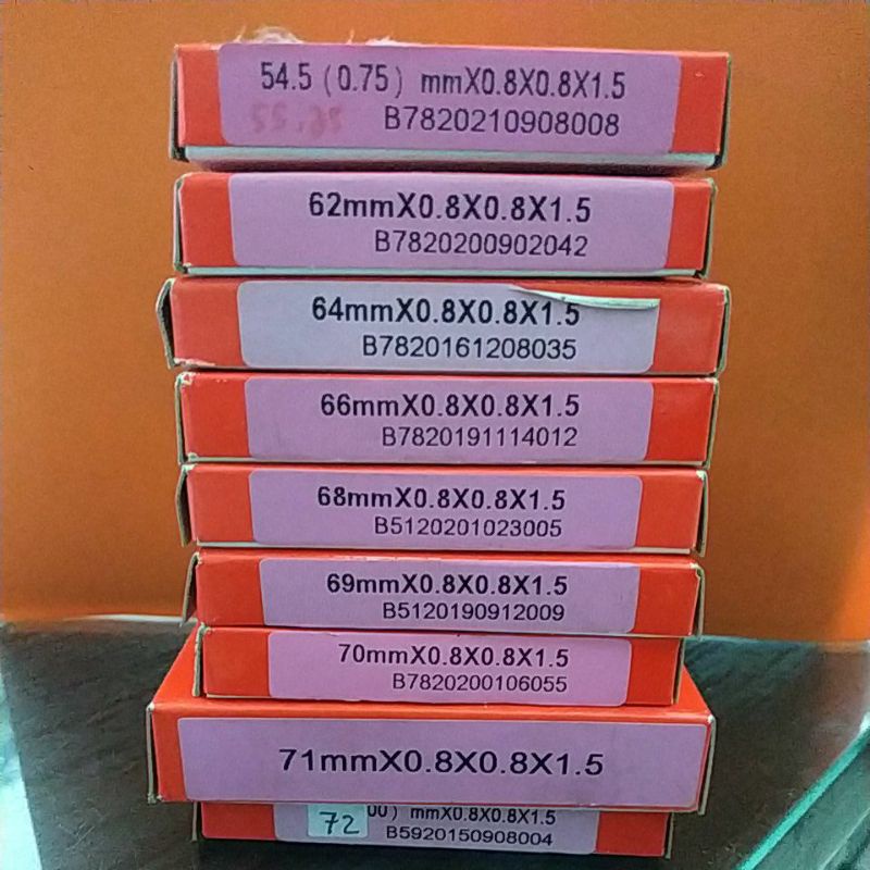 RING PISTON RIK 55.25 62 64 66 68 69 70 71 72 0.8 MM