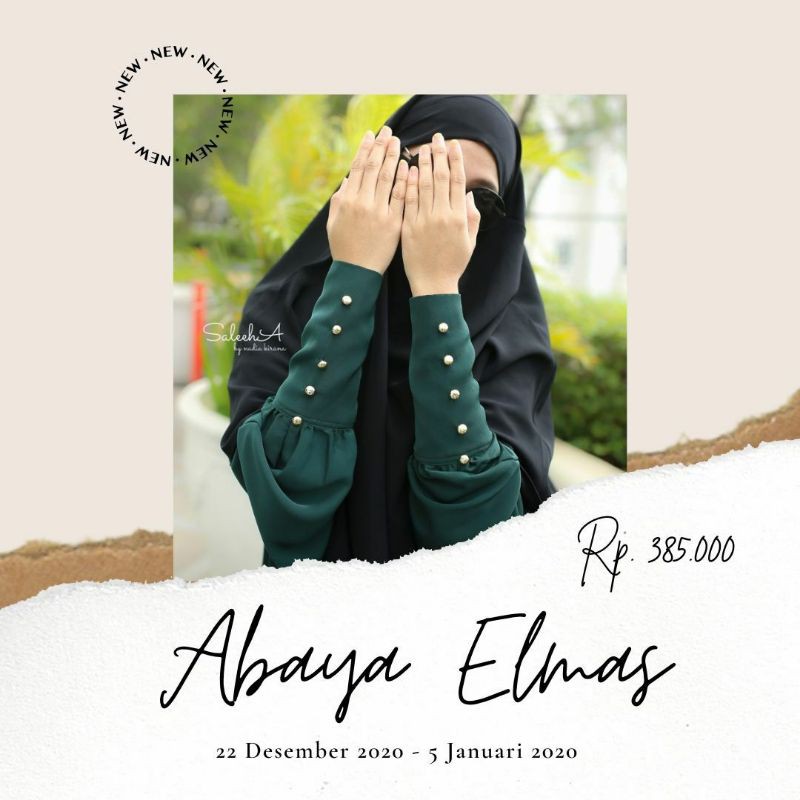 Abaya Elmas Saleeha