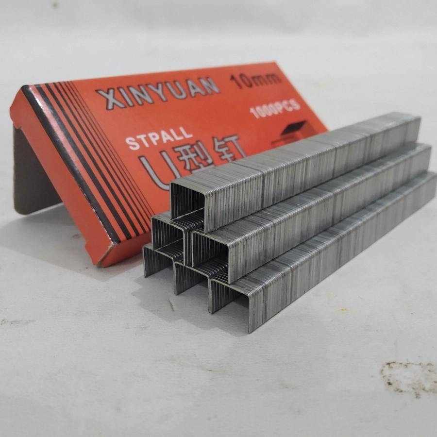 isi refill staple steples stapless staples tembak jok tinggi 10 mm 10mm