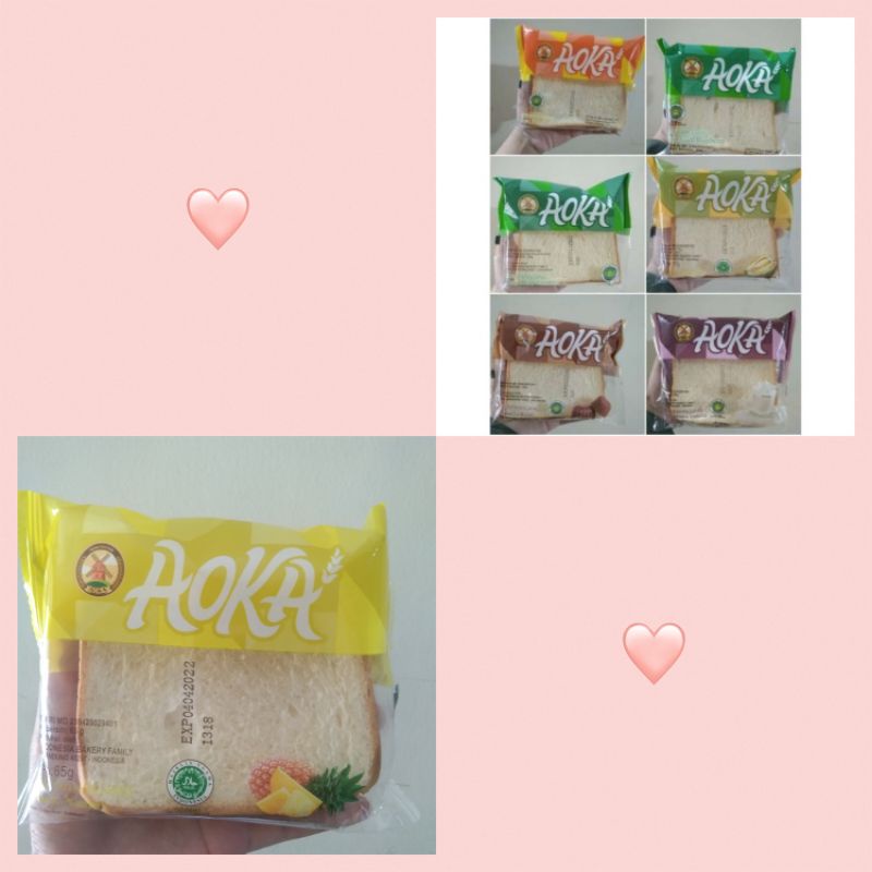 

Aoka Roti Panggang Bentuk Sandwich Isi Krim