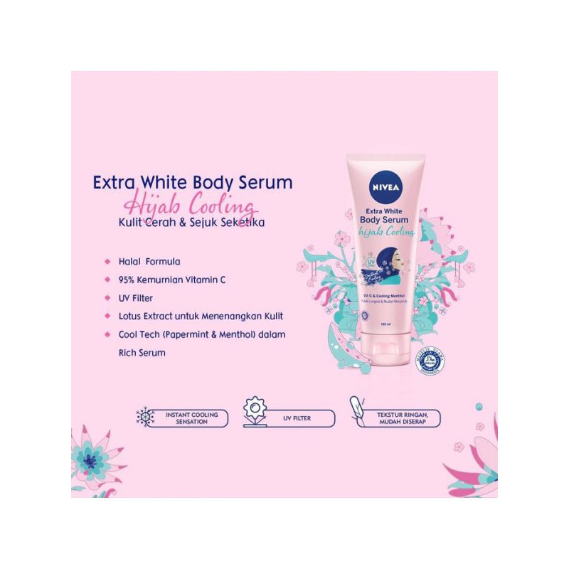 ★ BB ★ NIVEA Body Serum Extra White 180ML