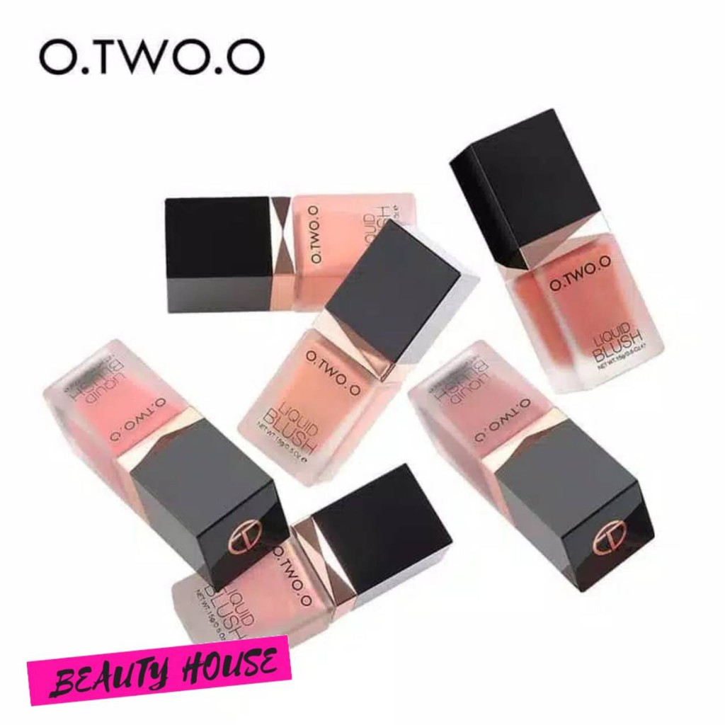 blush on otwo o otwo liquid blush kosmetik wanita kosmetik wajah