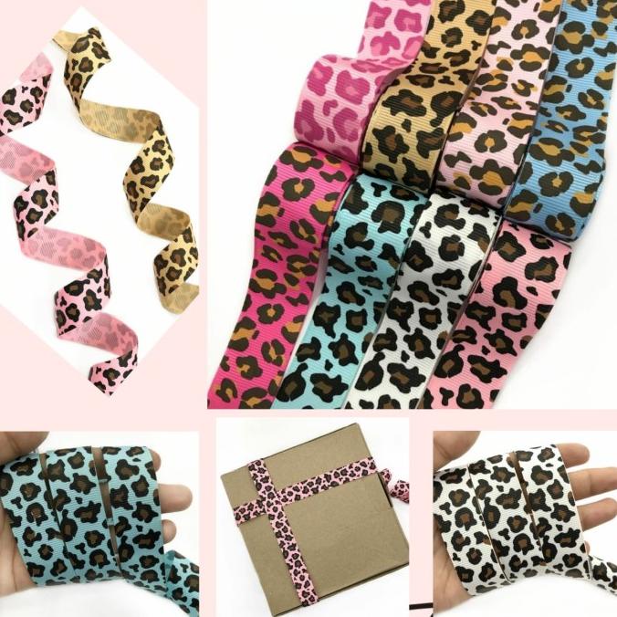 

1 METER - 2.2 CM PITA KADO | PITA HAMPERS | PITA GROGRAIN MOTIF MACAN