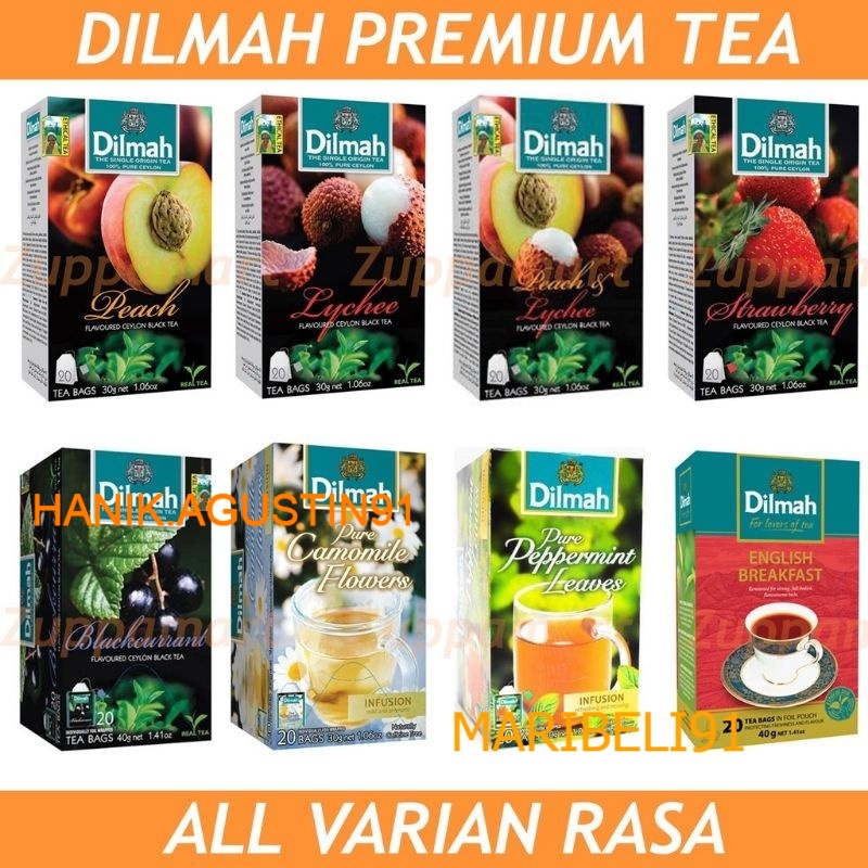 

DILMAH Premium Tea All Varian - Teh Kantong Celup MB91