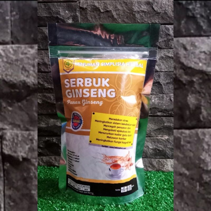 

Simplisia Herbal Ginseng Serbuk