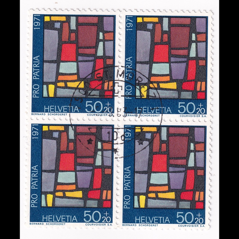 

Prangko Switzerland 1971 - Pro Patria - Art