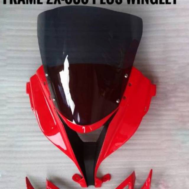 VISOR NINJA 250 FI MODEL ZX-636 WINDSHIELD NINJA 250 ZX636 FRAME ZX 636 KEDOK ZX 636 VISOR ZX636