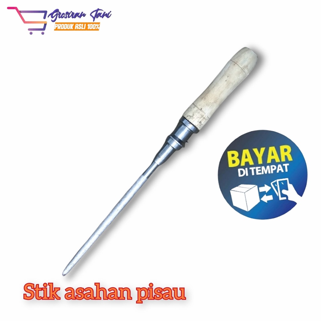 Stik asahan - honing bar untuk pisau daging /pisau dapur / kikir kristal pengasah baja
