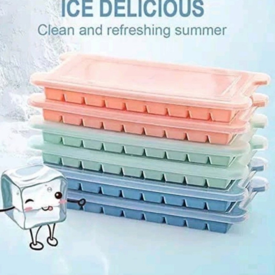 Cetakan es batu 36 kotak silikon ice cube