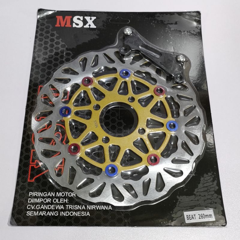 Disc brake Piringan cakram depan Beat Model PSM Lebar 260 mm Pro 1 Beat Scoopy vario