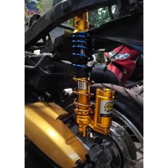 Shok  Shock Shockbreaker Belakang Tabung Bawah Fastbikes Twotone Ukuran 310/330mm semua motor metic