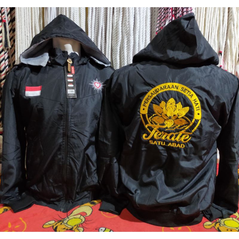 JAKET PARASUT PSHT SATU ABAD TERBARU - JAKET BOMBER PSHT SATU ABAD