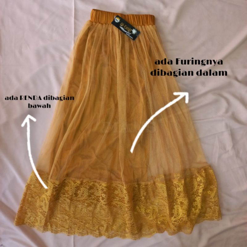 Rok Tutu Anak Renda Bawah | Rok Tutu Anak Tanggung | Rok Tutu Maxi skirt Best Seller