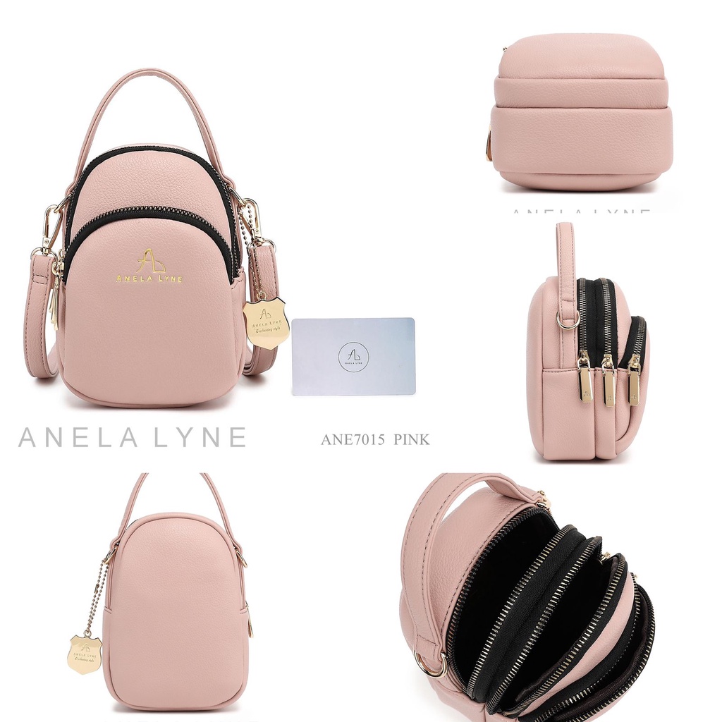 ANELA LYNE TAS SELEMPANG MINI BAG VIOLA 7015 ORIGINAL