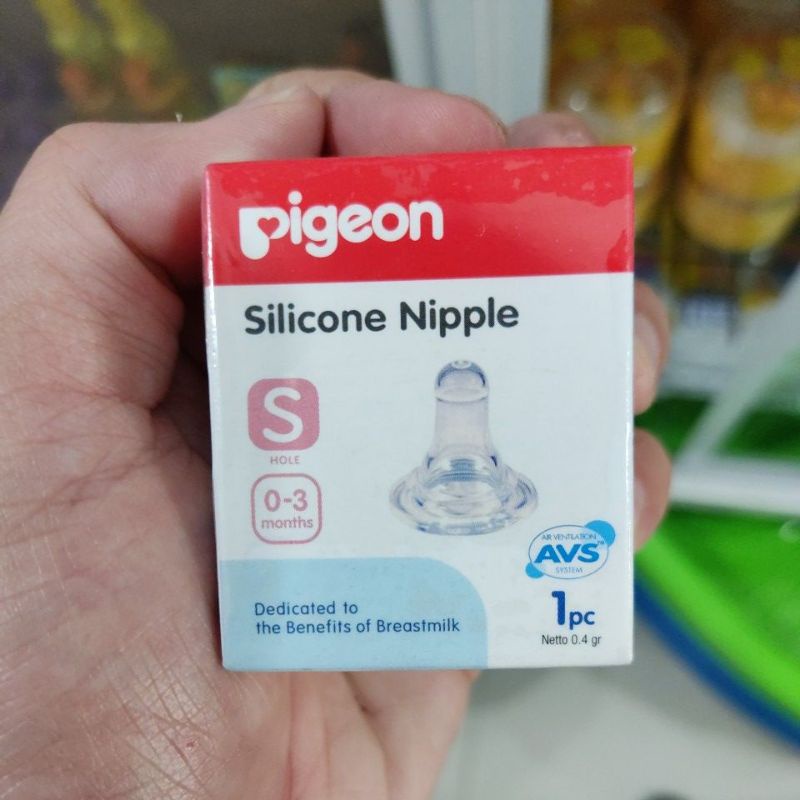 Pigeon Dot Silicone Nipple 1pc