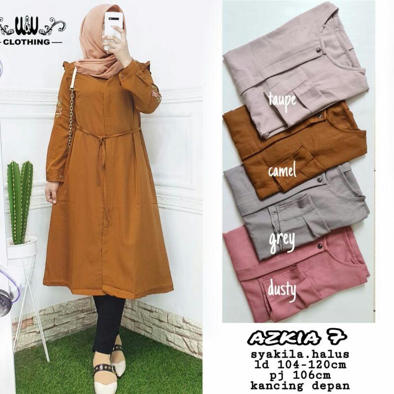 Atasan Tunik Wanita Lenara Tunik 6 By W&W Syakilla Halus LD 120