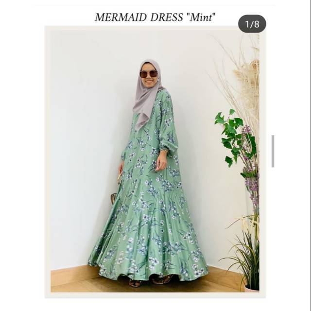 Mermaid Dress/Busui Dress by ISH iymel says hijab/baju menyusui
