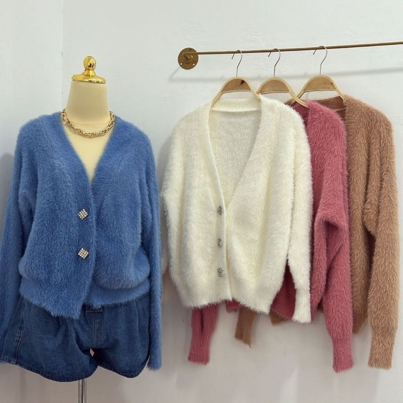 Sweater Bulu Korea / Gully Sweater / Fur Sweater