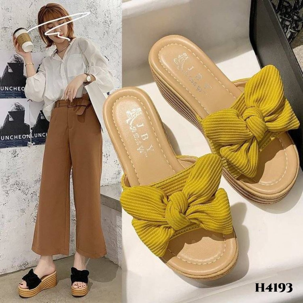 PRF Wedges sandals Ribbon H4193