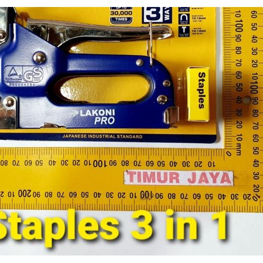 

♔ LAKONI PRO 101772 Staples 3 in 1 - Staples Jok 3 Way – Tekiro molar ☊