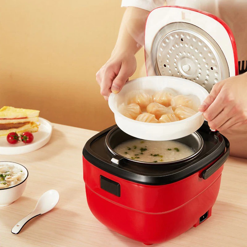 JIASHI Smart Rice Cooker Penanak Nasi Mini Multi-Function Cooker 1L 400W - JWS-666 - White