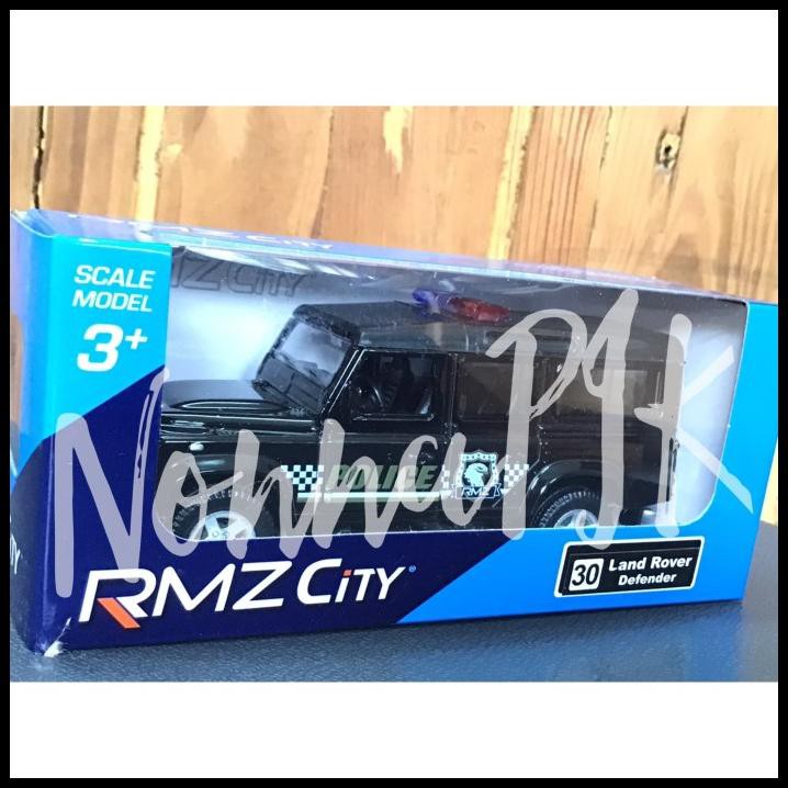 Best Seller Diecast Rmz Land Rover Defender Hitam Police 30