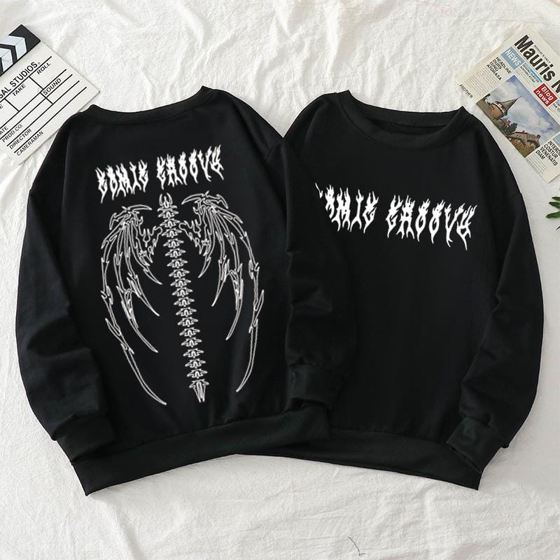 COMIC GROOVE GOTHIC SWEATER UNISEX BISA COUPLE ( V1 )